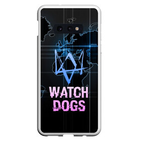 Чехол для Samsung S10E с принтом WATCH DOGS в Курске, Силикон | Область печати: задняя сторона чехла, без боковых панелей | action | ct os | ded sec | fox | game | gamer | glitch | hacker | player | watch dogs | watch dogs 2 | глитч | знак лиса | игра | компьютерная игра | маркус | хакер