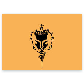 Поздравительная открытка с принтом Будда в Курске, 100% бумага | плотность бумаги 280 г/м2, матовая, на обратной стороне линовка и место для марки
 | background | black | buddha | buddhism | knowledge | meditation | om | philosophy | religion | symbol | white | yoga | белый | будда | буддизм | знание | йога | медитация | ом | религия | символ | философия | фон | черный