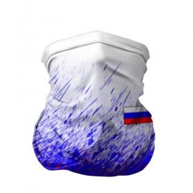 Бандана-труба 3D с принтом Россия (Краска) в Курске, 100% полиэстер, ткань с особыми свойствами — Activecool | плотность 150‒180 г/м2; хорошо тянется, но сохраняет форму | герб | краска | россия | флаг