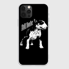 Чехол для iPhone 12 Pro Max с принтом Бультерьер в Курске, Силикон |  | angry | animals | authority | black and white | breed | bull terrier | cool | dog | fight | illustration | inscription | spotted | supreme | swag | wild | авторитет | бойцовый | бультерьер | верховный | дикий | животные | злой | иллюстрация | крутой | н |