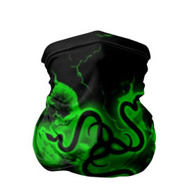 Бандана-труба 3D с принтом RAZER в Курске, 100% полиэстер, ткань с особыми свойствами — Activecool | плотность 150‒180 г/м2; хорошо тянется, но сохраняет форму | game | razer | texture | зеленый | игровое лого | игромания | игры | рэйзер | текстуры