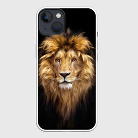 Чехол для iPhone 13 с принтом Лев в Курске,  |  | african | animals | authority | big | cat | cool | head | illustration | indisputable | lion | mane | muzzle | supreme | swag | авторитет | африканский | большая | верховный | голова | грива | животные | иллюстрация | кошка | крутой | лев | непрер