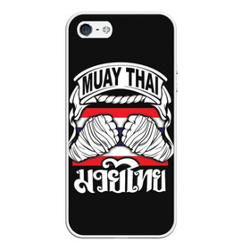 Чехол для iPhone 5/5S матовый с принтом Muay Thai в Курске, Силикон | Область печати: задняя сторона чехла, без боковых панелей | fight | muay thai | thai boxing | ufc | бокс | ката | кикбоксин | лаос | лоу кик | муай | мьянма | поединок | таиланд | тай | тайский | таолу