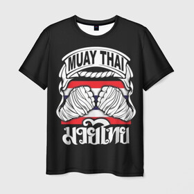 Мужская футболка 3D с принтом Muay Thai в Курске, 100% полиэфир | прямой крой, круглый вырез горловины, длина до линии бедер | fight | muay thai | thai boxing | ufc | бокс | ката | кикбоксин | лаос | лоу кик | муай | мьянма | поединок | таиланд | тай | тайский | таолу