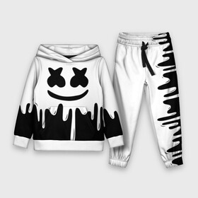 Детский костюм 3D (с толстовкой) с принтом MELLO BLACK x WHITE | MARSHMELLO в Курске,  |  | colors | dj | marshmello | paints | usa | абстракция | америка | звезда | клубная музыка | космический | краски | маршмелло | музыка | музыкант