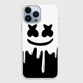 Чехол для iPhone 13 Pro Max с принтом MELLO BLACK x WHITE | MARSHMELLO в Курске,  |  | Тематика изображения на принте: colors | dj | marshmello | paints | usa | абстракция | америка | звезда | клубная музыка | космический | краски | маршмелло | музыка | музыкант