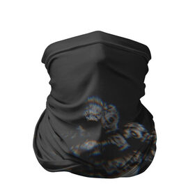 Бандана-труба 3D с принтом SINGULARITY #1 в Курске, 100% полиэстер, ткань с особыми свойствами — Activecool | плотность 150‒180 г/м2; хорошо тянется, но сохраняет форму | квадрат | мода | сатуя | чёрно белое