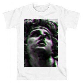 Мужская футболка хлопок с принтом SINGULARITY #8 в Курске, 100% хлопок | прямой крой, круглый вырез горловины, длина до линии бедер, слегка спущенное плечо. | 