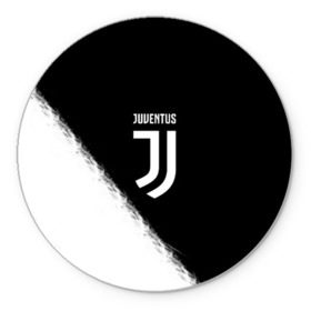 Коврик для мышки круглый с принтом JUVENTUS в Курске, резина и полиэстер | круглая форма, изображение наносится на всю лицевую часть | italia | juve | juventus | sport | италия | спорт | спортивная форма | футбол | футбольный | чемпионат | ювентус