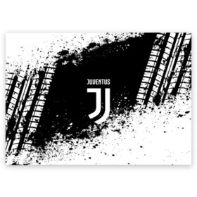 Поздравительная открытка с принтом JUVENTUS в Курске, 100% бумага | плотность бумаги 280 г/м2, матовая, на обратной стороне линовка и место для марки
 | Тематика изображения на принте: italia | juve | juventus | sport | италия | спорт | спортивная форма | футбол | футбольный | чемпионат | ювентус