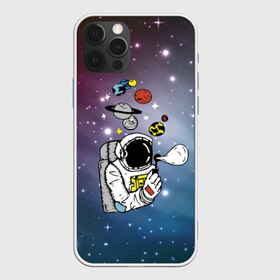 Чехол для iPhone 12 Pro Max с принтом Space в Курске, Силикон |  | bubble | cosmonaut | cosmos | planets | saturn | space | spacesuit | stars | звезды | космонавт | космос | мыльный пузырь | планеты | сатурн | скафандр