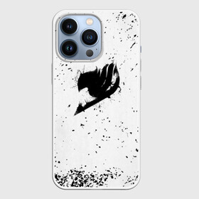Чехол для iPhone 13 Pro с принтом Черный логотип Хвост Феи на белом в Курске,  |  | fairy tail | акнология | грей | демон | зереф | игнил | люси хартфилия | мавис вермилион | маг | маги | манга | нацу | нацу драгнил | сердце гримуара | тартарос | хвост феи | хэппи | эльза скарлет