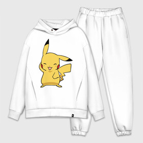 Мужской костюм хлопок OVERSIZE с принтом Улыбчивый Пикачу в Курске,  |  | detective pikachu | pikachu | pokeball | pokemon | детектив пикачу | пикачу | покебол | покемон