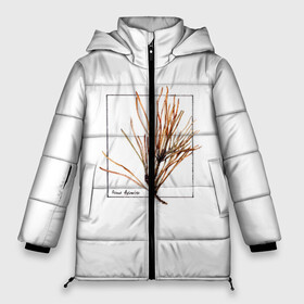 Женская зимняя куртка 3D с принтом Pinus Sylvestris в Курске, верх — 100% полиэстер; подкладка — 100% полиэстер; утеплитель — 100% полиэстер | длина ниже бедра, силуэт Оверсайз. Есть воротник-стойка, отстегивающийся капюшон и ветрозащитная планка. 

Боковые карманы с листочкой на кнопках и внутренний карман на молнии | абстракция | авторская работа | ботаническая иллюстрация | деревья | иллюстрации | минимализм | сосна | цветы