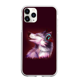 Чехол для iPhone 11 Pro матовый с принтом Волк в Курске, Силикон |  | волк | животные | игры | музыка | наушники | собака | хаски