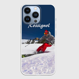 Чехол для iPhone 13 Pro с принтом Rossignol в Курске,  |  | france | movement | rossignol | snow | speed | вершина | горные лыжи | горы | движение | скорость | снег | франция