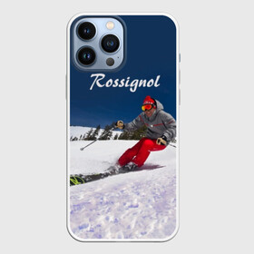 Чехол для iPhone 13 Pro Max с принтом Rossignol в Курске,  |  | france | movement | rossignol | snow | speed | вершина | горные лыжи | горы | движение | скорость | снег | франция