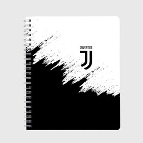 Тетрадь с принтом JUVENTUS SPORT в Курске, 100% бумага | 48 листов, плотность листов — 60 г/м2, плотность картонной обложки — 250 г/м2. Листы скреплены сбоку удобной пружинной спиралью. Уголки страниц и обложки скругленные. Цвет линий — светло-серый
 | black and white | cr7 | fc | football | football club | juve | juventus | ronaldo | sport | роналдо | спорт | спортивные | униформа | фирменные цвета | фк | футбол | футбольный клуб | черно белый | ювентус