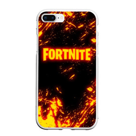 Чехол для iPhone 7Plus/8 Plus матовый с принтом FORTNITE FIRE STORM в Курске, Силикон | Область печати: задняя сторона чехла, без боковых панелей | 2019 | armor | armour | cybersport | esport | fire | flame | fortnite | game | llama | logo | броня | игра | киберспорт | лама | огонь | фиолетовый | фирменные цвета | фортнайт