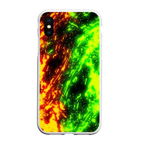 Чехол для iPhone XS Max матовый с принтом TOXIC FLAME в Курске, Силикон | Область печати: задняя сторона чехла, без боковых панелей | battle | battle fire | bright | fire | flame | heat | light | toxic | toxic flame | wildfire | битва | битва огней | искры | огненный | огонь | пламя | пожар | токсичное пламя