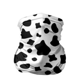 Бандана-труба 3D с принтом Корова в Курске, 100% полиэстер, ткань с особыми свойствами — Activecool | плотность 150‒180 г/м2; хорошо тянется, но сохраняет форму | animal | black white | cow | pattern | животное | кавай | корова | паттерн | пятна | черно белое