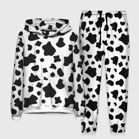 Мужской костюм 3D (с толстовкой) с принтом Корова в Курске,  |  | animal | black white | cow | pattern | животное | кавай | корова | паттерн | пятна | черно белое