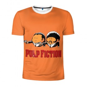 Мужская футболка 3D спортивная с принтом Pulp Fiction - Art 2 в Курске, 100% полиэстер с улучшенными характеристиками | приталенный силуэт, круглая горловина, широкие плечи, сужается к линии бедра | art | film | movie | pulp fiction | tarantino | кино | криминальное чтиво | приколы | тарантино | фильмы