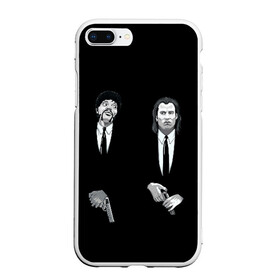 Чехол для iPhone 7Plus/8 Plus матовый с принтом Pulp Fiction - Art 3 в Курске, Силикон | Область печати: задняя сторона чехла, без боковых панелей | art | film | movie | pulp fiction | tarantino | кино | криминальное чтиво | приколы | тарантино | фильмы