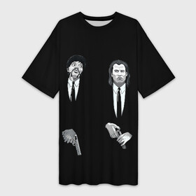 Платье-футболка 3D с принтом Pulp Fiction   Art 3 в Курске,  |  | Тематика изображения на принте: art | film | movie | pulp fiction | tarantino | кино | криминальное чтиво | приколы | тарантино | фильмы