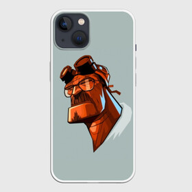 Чехол для iPhone 13 с принтом Hellbad в Курске,  |  | art | breaking bad | hellboy | movie | арт. кино | во все тяжкие | приколы | сериалы | фильмы | хелбой | хеллбой | хэллбой