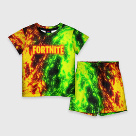 Детский костюм с шортами 3D с принтом FORTNITE TOXIC FLAME в Курске,  |  | 2019 | cybersport | esport | fire | flame | fortnite | game | logo | toxic flame | броня | игра | киберспорт | огонь | фиолетовый | фирменные цвета | фортнайт