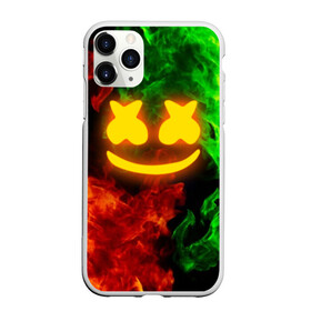 Чехол для iPhone 11 Pro матовый с принтом MARSHMELLO TOXIC в Курске, Силикон |  | dj | fire | flame | marshmello | toxic flame | usa | америка | клубная музыка | маршмелло | музыка | музыкант | огонь