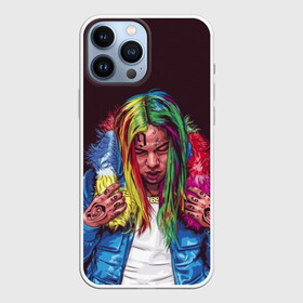 Чехол для iPhone 13 Pro Max с принтом Color в Курске,  |  | 6ix9ine | bebe | daniel hernandez | rap | stoopid | tekashi | рэп | сикснайн | текаши