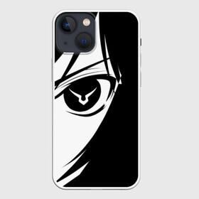 Чехол для iPhone 13 mini с принтом GODE GEASS (ГЛАЗ ЛЕЛУША). в Курске,  |  | Тематика изображения на принте: аниме | глаз лелуша | знак гиаса | код гиас | силуэт | эмблема