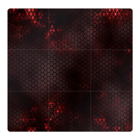 Магнитный плакат 3Х3 с принтом СТАЛЬНАЯ БРОНЯ в Курске, Полимерный материал с магнитным слоем | 9 деталей размером 9*9 см | Тематика изображения на принте: abstraction | cyber | cyberpunk | future | geometry | hexagon | neon | techno | texture | абстракция | броня | геометрия | кибер | краски | неон | неоновый | сетка | соты | стальная броня | текстура | шестигранники