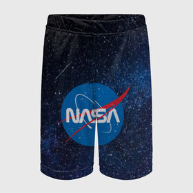 Детские спортивные шорты 3D с принтом NASA в Курске,  100% полиэстер
 | пояс оформлен широкой мягкой резинкой, ткань тянется
 | galaxy | nasa | nebula | space | star | абстракция | вселенная | галактика | звезда | звезды | космический | наса | планеты