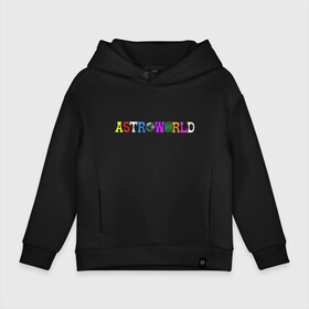 Детское худи Oversize хлопок с принтом astroworld в Курске, френч-терри — 70% хлопок, 30% полиэстер. Мягкий теплый начес внутри —100% хлопок | боковые карманы, эластичные манжеты и нижняя кромка, капюшон на магнитной кнопке | astroworld | astroworld merch | astroworld travis | merch | travis scott | travis scott astroworld | альбом astroworld | дженнер трэвис скотт | трэвис скотт