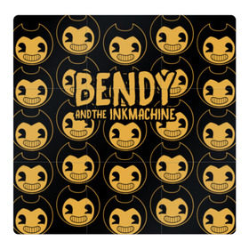 Магнитный плакат 3Х3 с принтом Bendy And The Ink Machine (35) в Курске, Полимерный материал с магнитным слоем | 9 деталей размером 9*9 см | bendy | bendy and the ink machine | devil | game | horror | ink | mask | бенди | бенди и чернильная машина | краска | чернила