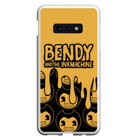 Чехол для Samsung S10E с принтом Bendy And The Ink Machine (36) в Курске, Силикон | Область печати: задняя сторона чехла, без боковых панелей | bendy | bendy and the ink machine | devil | game | horror | ink | mask | бенди | бенди и чернильная машина | краска | чернила