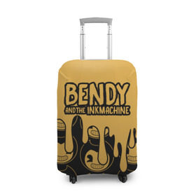 Чехол для чемодана 3D с принтом Bendy And The Ink Machine (36) в Курске, 86% полиэфир, 14% спандекс | двустороннее нанесение принта, прорези для ручек и колес | bendy | bendy and the ink machine | devil | game | horror | ink | mask | бенди | бенди и чернильная машина | краска | чернила