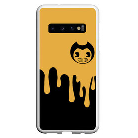 Чехол для Samsung Galaxy S10 с принтом Bendy And The Ink Machine (37) в Курске, Силикон | Область печати: задняя сторона чехла, без боковых панелей | Тематика изображения на принте: bendy | bendy and the ink machine | devil | game | horror | ink | mask | бенди | бенди и чернильная машина | краска | чернила