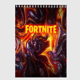 Скетчбук с принтом FORTNITE LIQUID FIRE в Курске, 100% бумага
 | 48 листов, плотность листов — 100 г/м2, плотность картонной обложки — 250 г/м2. Листы скреплены сверху удобной пружинной спиралью | 2019 | armor | armour | cybersport | esport | fortnite | game | llama | logo | броня | игра | киберспорт | лава. | лама | фиолетовый | фирменные цвета | фортнайт