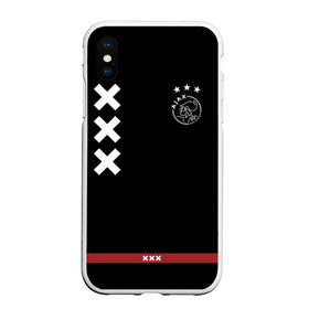 Чехол для iPhone XS Max матовый с принтом Ajax Amsterdam в Курске, Силикон | Область печати: задняя сторона чехла, без боковых панелей | ajax | амстердам | аякс | футбол