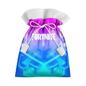Подарочный 3D мешок с принтом FORTNITE в Курске, 100% полиэстер | Размер: 29*39 см | 2019 | armor | armour | cybersport | esport | fortnite | game | logo | season 9 | броня | игра | киберспорт | сезон 9 | фиолетовый | фортнайт
