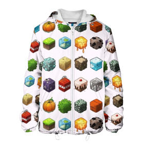 Мужская куртка 3D с принтом Minecraft в Курске, ткань верха — 100% полиэстер, подклад — флис | прямой крой, подол и капюшон оформлены резинкой с фиксаторами, два кармана без застежек по бокам, один большой потайной карман на груди. Карман на груди застегивается на липучку | Тематика изображения на принте: funny | mine | minecraft | mods | noob | pro | skins | story | vs | zombie | инди | конструктор | майнкрафт | моды | нуб | скин | скрипер | шахта