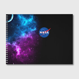 Альбом для рисования с принтом NASA (SPACE) 4 2 в Курске, 100% бумага
 | матовая бумага, плотность 200 мг. | Тематика изображения на принте: nasa | paint | space | звезды | космос | краска | наса | черная дыра