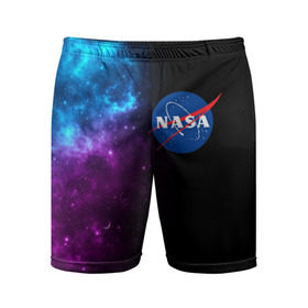 Мужские шорты 3D спортивные с принтом NASA (SPACE) 4.2 в Курске,  |  | nasa | paint | space | звезды | космос | краска | наса | черная дыра