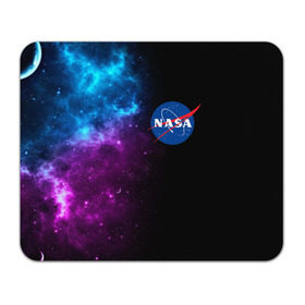 Коврик для мышки прямоугольный с принтом NASA (SPACE) 4.2 в Курске, натуральный каучук | размер 230 х 185 мм; запечатка лицевой стороны | Тематика изображения на принте: nasa | paint | space | звезды | космос | краска | наса | черная дыра