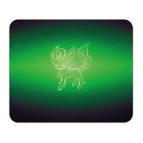 Коврик для мышки прямоугольный с принтом Green Fox в Курске, натуральный каучук | размер 230 х 185 мм; запечатка лицевой стороны | detective pikachu | pikachu | pokeball | pokemon | детектив пикачу | пикачу | покебол | покемон