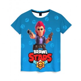 Женская футболка 3D с принтом Brawl Stars 11 в Курске, 100% полиэфир ( синтетическое хлопкоподобное полотно) | прямой крой, круглый вырез горловины, длина до линии бедер | android | brawl | brawl stars | clash | clash royale | game | royale | stars | андроид | игра | мобильные игры